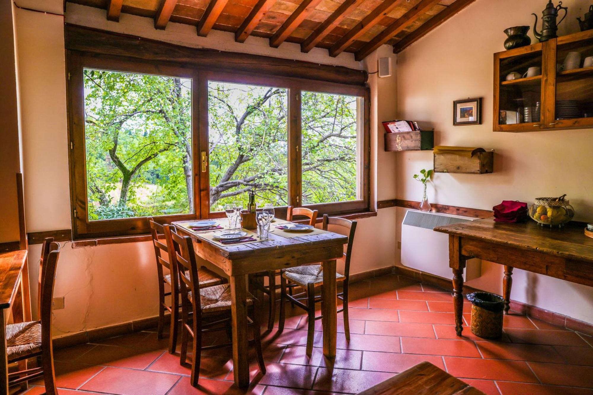Bio-Agriturismo La Ginestra Сан Кашано ин Вал ди Пеза Екстериор снимка